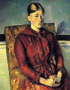 Portrat der Mme Cezanne im gelben Lehnstuhl Paul Cezanne